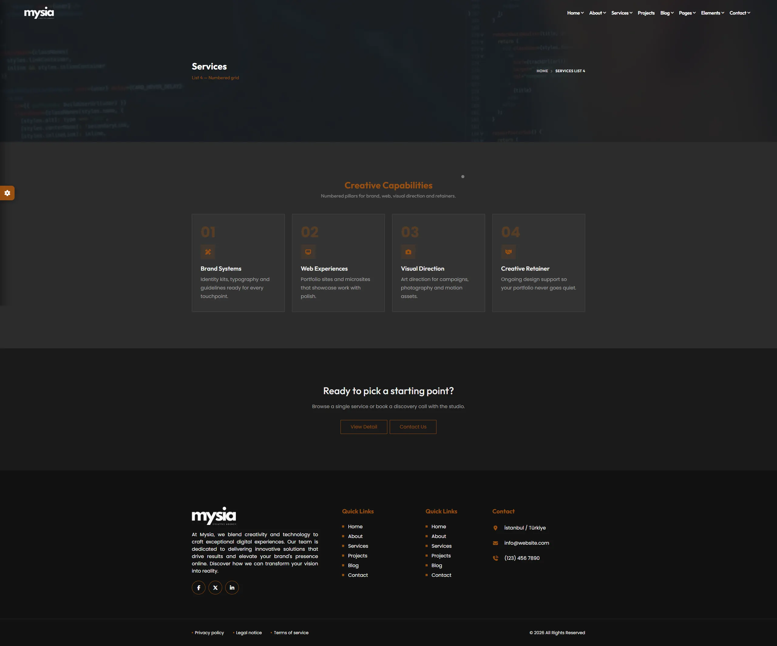 Services 4 dark